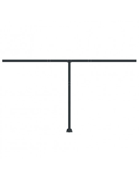 Set Pali per Tenda da Sole Antracite 450x245 cm Ferro