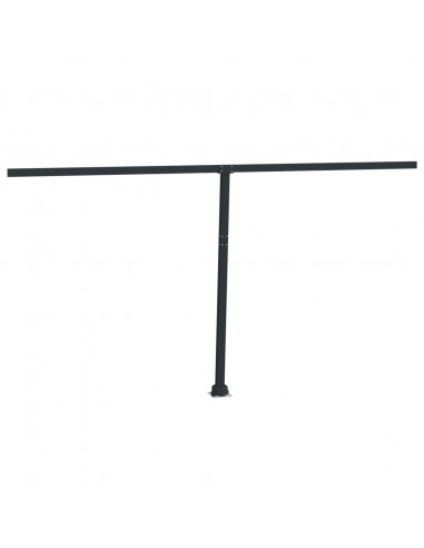 Set Pali per Tenda da Sole Antracite 450x245 cm Ferro