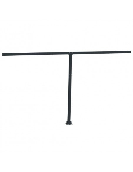 Set Pali per Tenda da Sole Antracite 450x245 cm Ferro