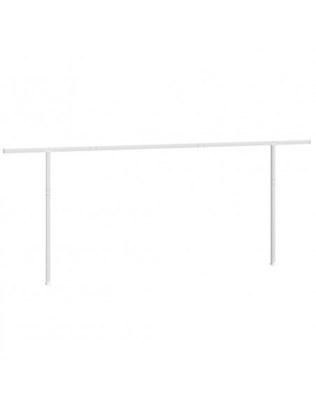Set Pali per Tenda da Sole Bianco 600x245 cm Ferro