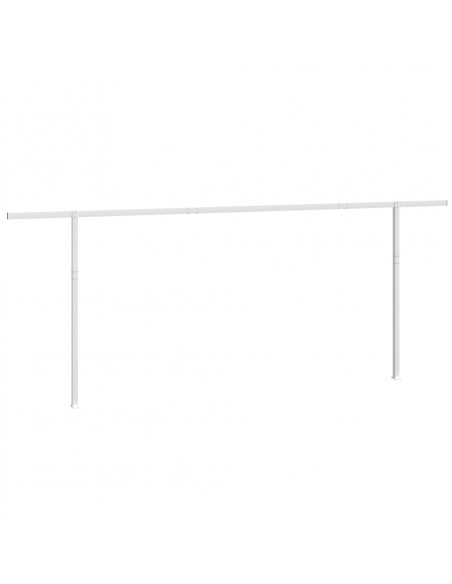 Set Pali per Tenda da Sole Bianco 600x245 cm Ferro