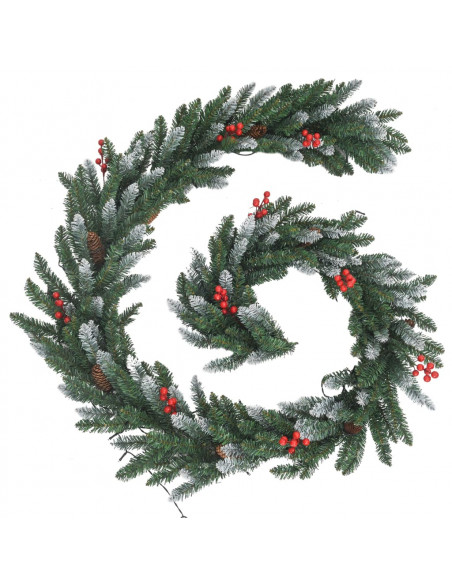 Set Decorazioni di Natale per Porte 4 pz in PVC