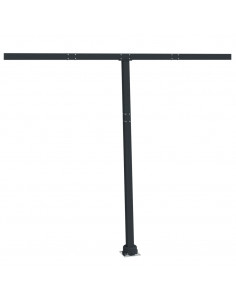Set Pali per Tenda da Sole Antracite 300x245 cm Ferro 2