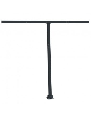 Set Pali per Tenda da Sole Antracite 300x245 cm Ferro