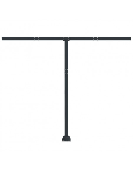 Set Pali per Tenda da Sole Antracite 300x245 cm Ferro