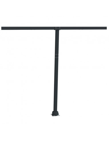 Set Pali per Tenda da Sole Antracite 300x245 cm Ferro