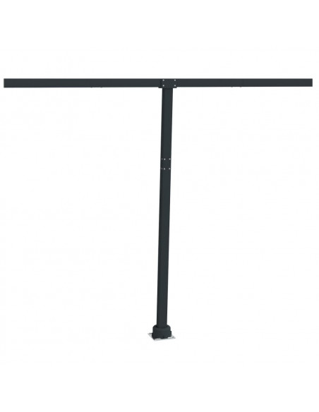Set Pali per Tenda da Sole Antracite 300x245 cm Ferro