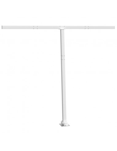 Set Pali per Tenda da Sole Bianco 300x245 cm Ferro