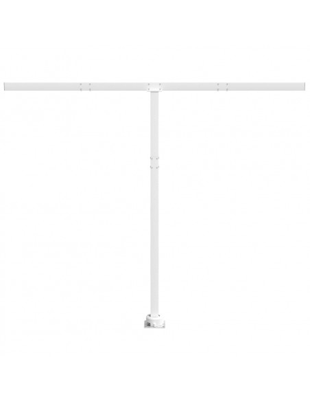 Set Pali per Tenda da Sole Bianco 300x245 cm Ferro