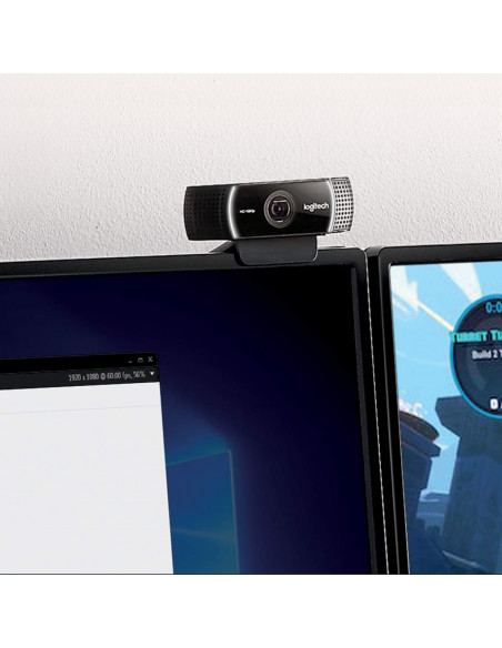 Logitech C922 Pro Stream webcam 1920 x 1080 Pixel USB Nero
