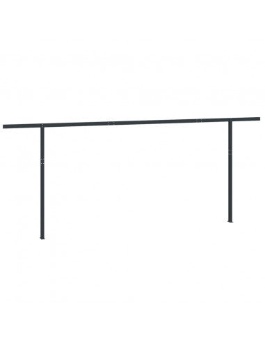 Set Pali per Tenda da Sole Antracite 600x245 cm Ferro