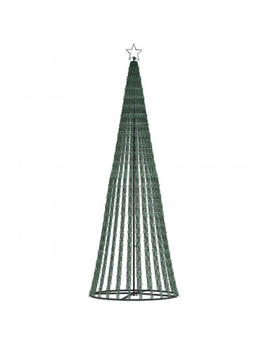 Illuminazione Albero Natale a Cono 475LED Bianco Freddo 247cm
