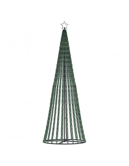 Illuminazione Albero Natale a Cono 475LED Bianco Freddo 247cm
