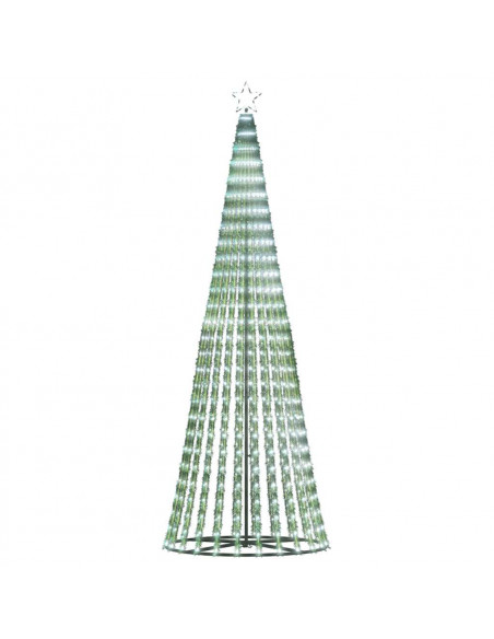 Illuminazione Albero Natale a Cono 475LED Bianco Freddo 247cm