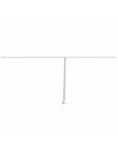 Set Pali per Tenda da Sole Bianco 600x245 cm Ferro
