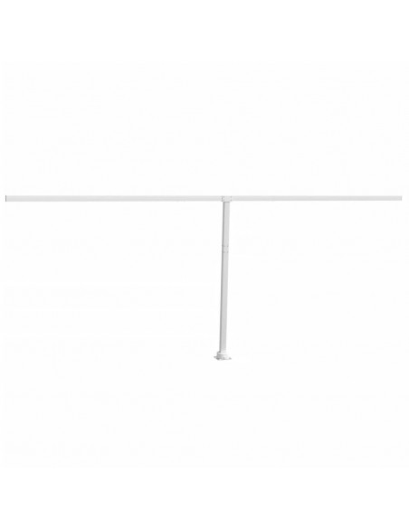 Set Pali per Tenda da Sole Bianco 600x245 cm Ferro