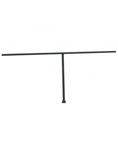 Set Pali per Tenda da Sole Antracite 600x245 cm Ferro