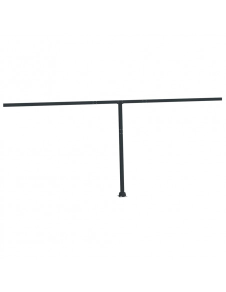 Set Pali per Tenda da Sole Antracite 600x245 cm Ferro