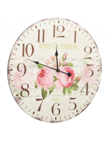 Orologio da Parete Vintage Fiore 60 cm