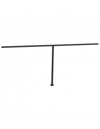 Set Pali per Tenda da Sole Antracite 600x245 cm Ferro