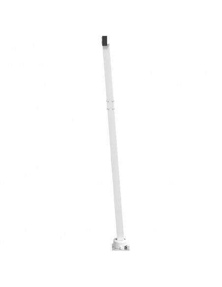Set Pali per Tenda da Sole Bianco 450x245 cm Ferro