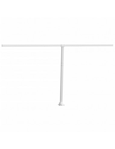 Set Pali per Tenda da Sole Bianco 450x245 cm Ferro