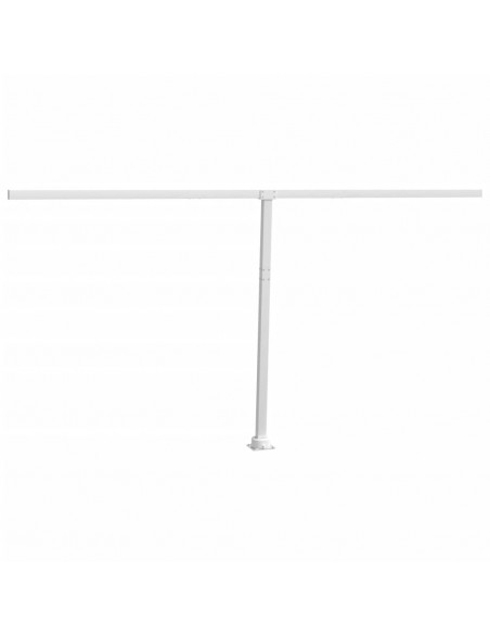 Set Pali per Tenda da Sole Bianco 450x245 cm Ferro