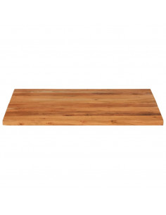 Piano per Tavolo 80x80x2,5 cm Quadrato Legno Massello di Acacia 2