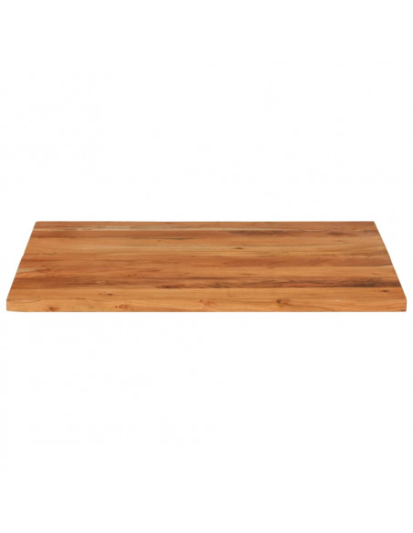 Piano per Tavolo 80x80x2,5 cm Quadrato Legno Massello di Acacia