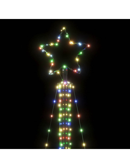 Illuminazione per Albero di Natale 483 LED Colorato 240 cm