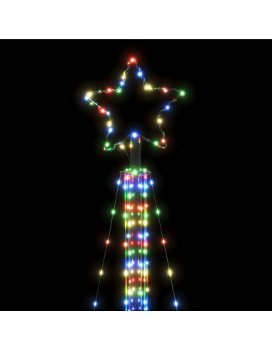 Illuminazione per Albero di Natale 525 LED Colorato 302 cm