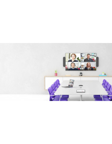 Logitech Swytch Trasmettitore e ricevitore AV Nero, Viola