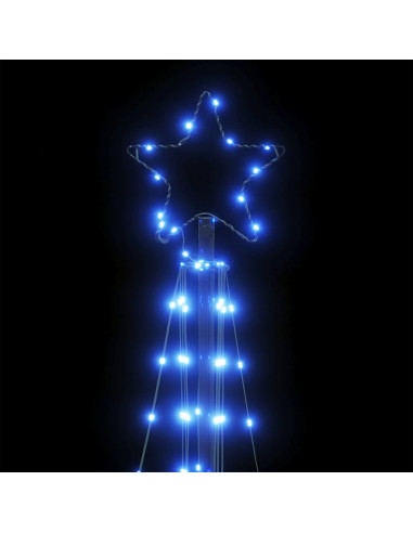 Illuminazione per Albero di Natale 363 LED Blu 182 cm