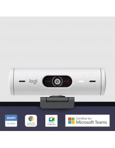Logitech Brio 500 webcam 4 MP 1920 x 1080 Pixel USB-C Bianco 2