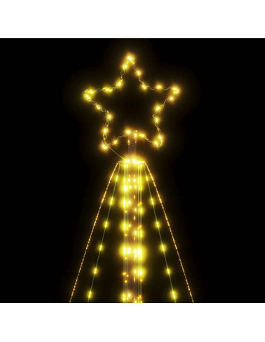 Illuminazione per Albero di Natale 615 LED Bianco Caldo 404,5cm