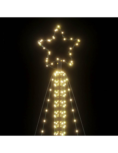 Illuminazione per Albero di Natale 861 LED Bianco Caldo 478 cm