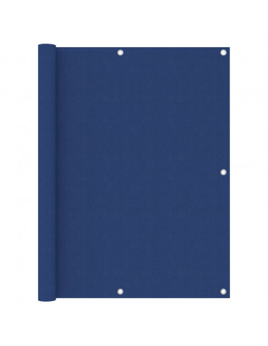 Paravento Balcone Blu 120x400 cm Tessuto Oxford