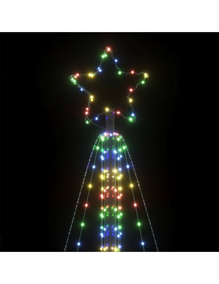 Illuminazione per Albero di Natale 861 LED Colorati 478 cm