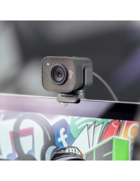 Logitech for Creators StreamCam - Webcam Premium per Streaming e Creazione Contenuti Video, Full HD 1080p 60 fps, Lente in Vetro