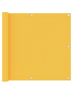 Paravento da Balcone Giallo 90x500 cm in Tessuto Oxford 2
