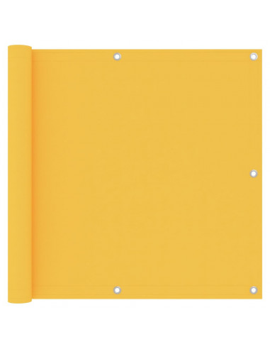 Paravento Balcone Giallo 90x600 cm Tessuto Oxford