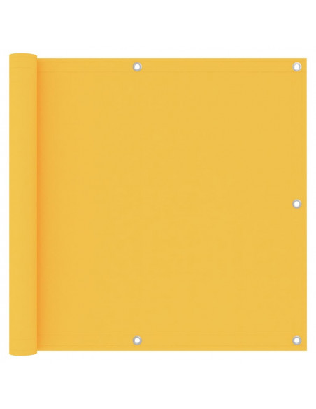 Paravento Balcone Giallo 90x600 cm Tessuto Oxford