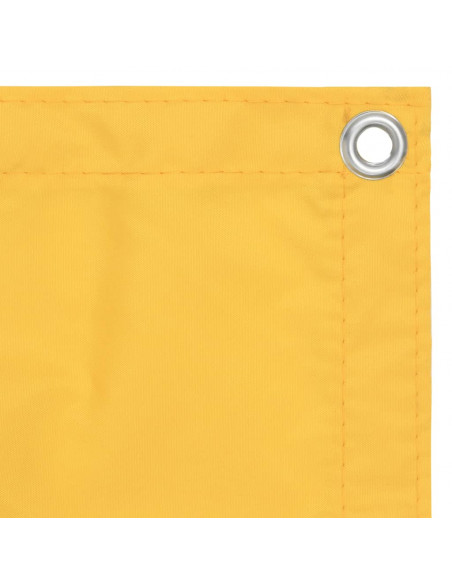 Paravento Balcone Giallo 90x600 cm Tessuto Oxford