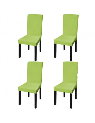 Set 4 pz Fodera elastica per sedie verde