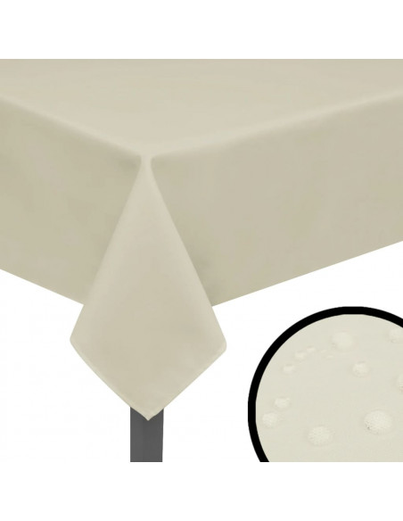 Tovaglia 5 pz 170x130 Crema