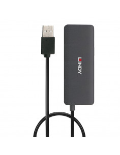 Lindy 42986 hub di interfaccia USB 2.0 480 Mbit/s Nero 2