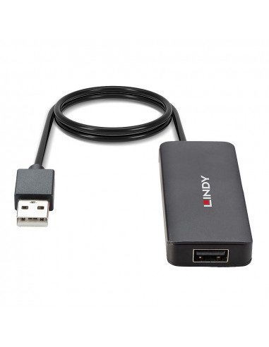 Lindy 42986 hub di interfaccia USB 2.0 480 Mbit/s Nero