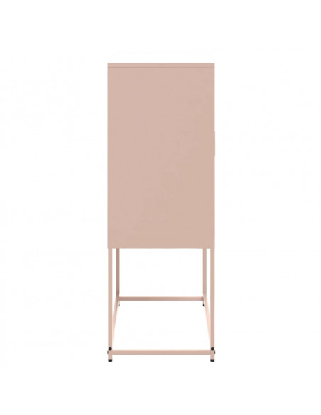 Mobile TV Bianco 100,5x39x60,5 cm in Acciaio