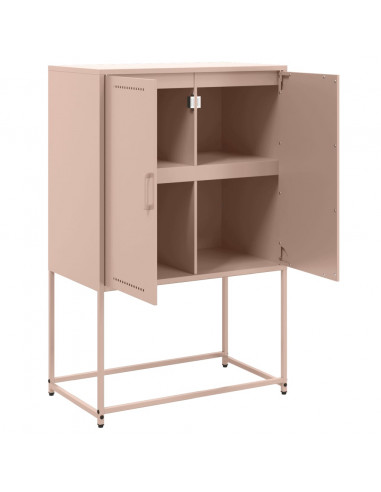 Mobile TV Bianco 100,5x39x60,5 cm in Acciaio