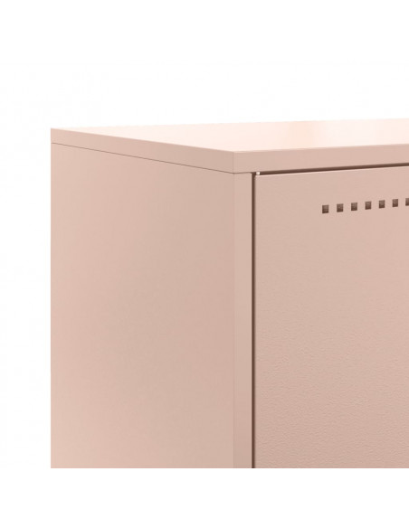 Mobile TV Bianco 100,5x39x60,5 cm in Acciaio